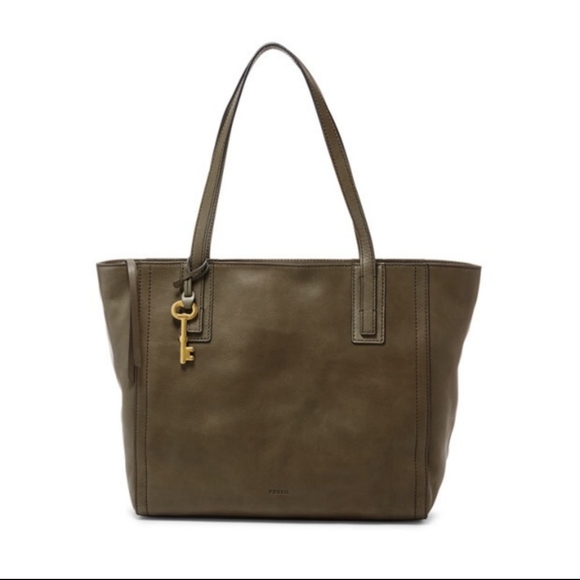 Fossil Handbags - Fossil "Emma" Olive Green Tote Bag